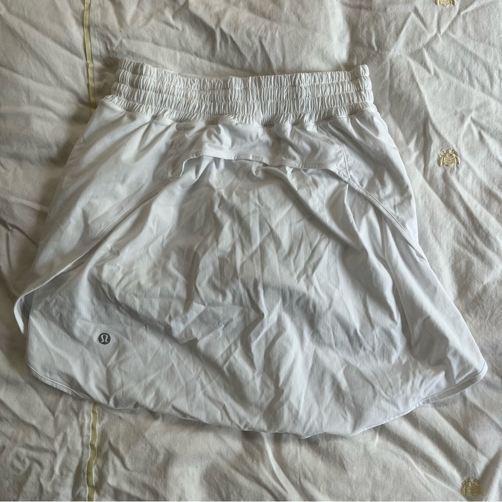 Lululemon White Athletic Skirt